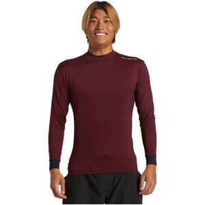 2024 Quiksilver Mnner Highline Langrmliges UPF 50 Surf T-Shirt AQYWR03146 - Wine